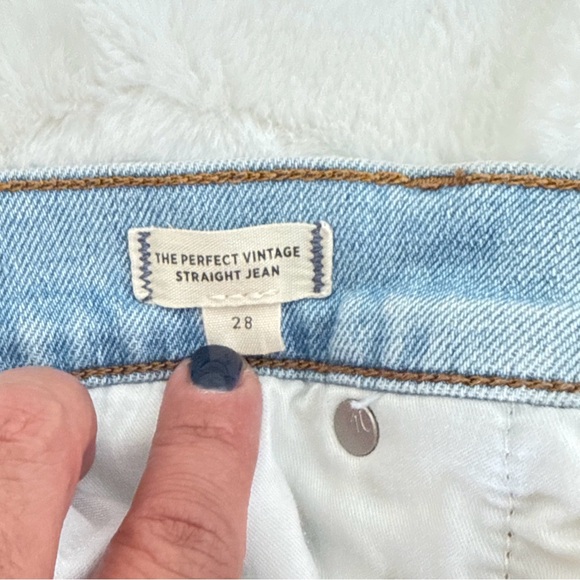 Madewell The Perfect Vintage Straight Jean Size 28 - Picture 10 of 12